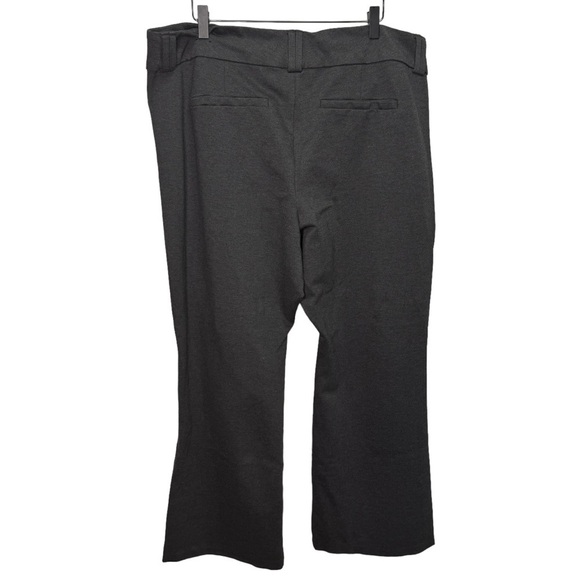Torrid Trouser Boot Studio Luxe Ponte Mid-Rise Pant Grey Size 24 - Picture 5 of 13